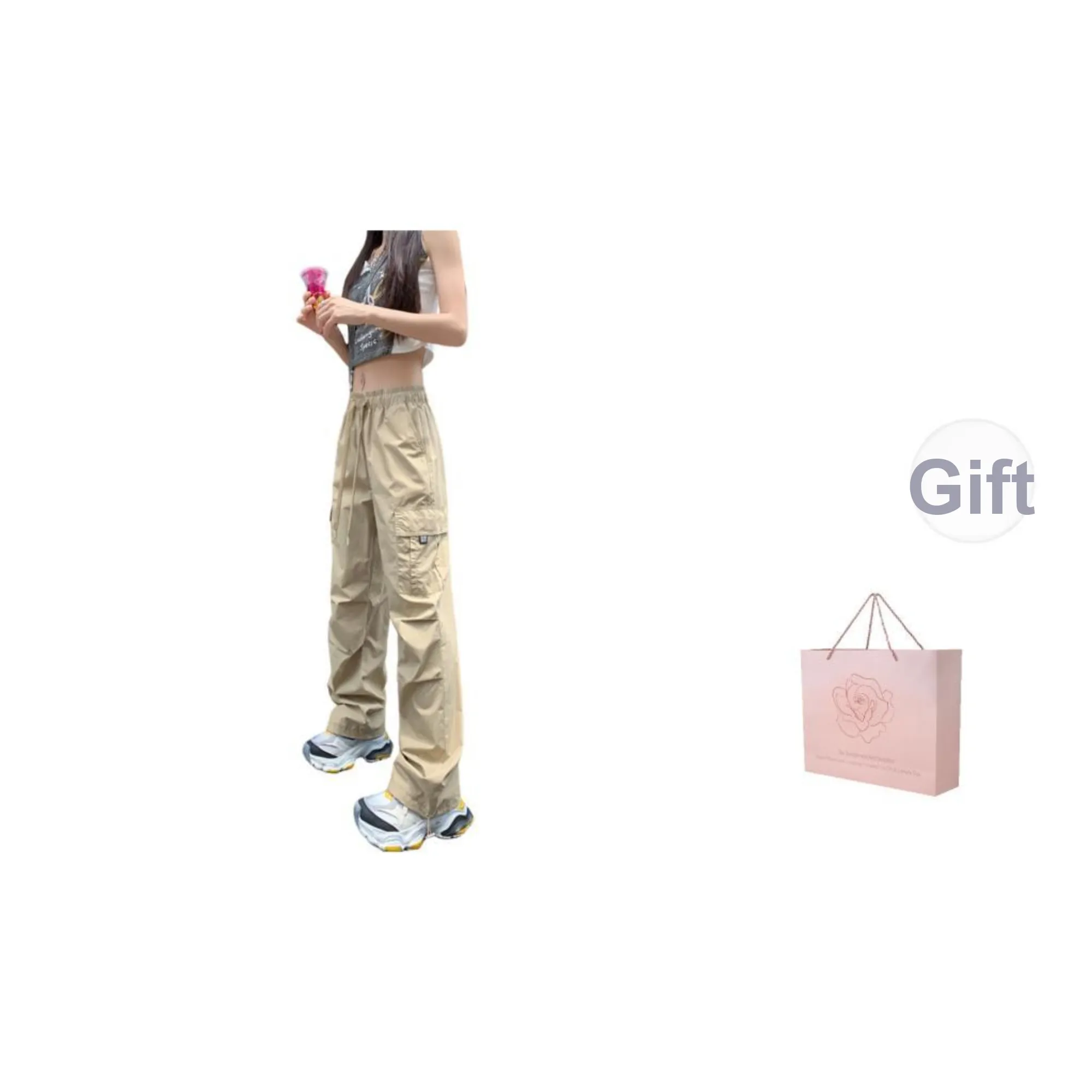 ZAZN Cargo Pants Women's