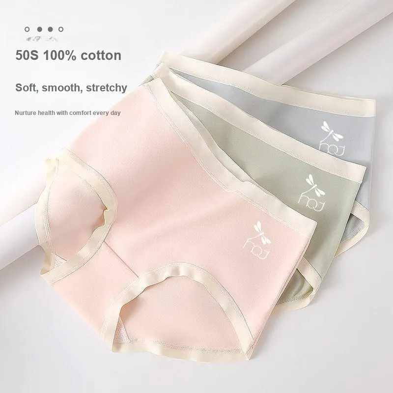 RED DRAGONFLY Cotton Panties Women's 4 Piece Gift Box Sets-4