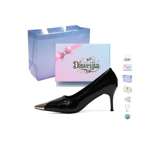 Dawei's House Низкий каблук Высокий каблук Женский Черный