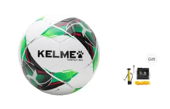 KELME Size 4 5 Size Soccer PU Seamless Thermal bonding White Neon Green