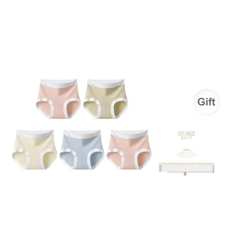 XIA.WA.ZHI.XIU Underpants Women's Shopping Bag 5 Pack-10