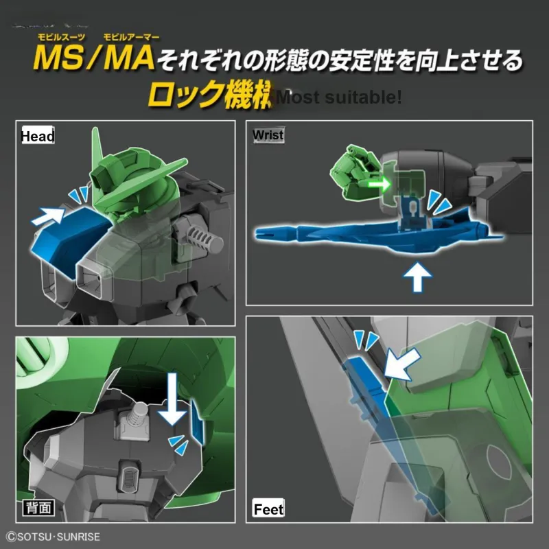 BANDAI Gundam Character HG Collection 1/144 Gundam SEED Destruction Gundam Model Kits-5