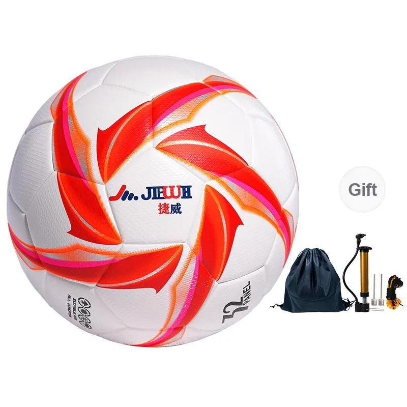 Jiewei Size 5 Ball Soccer PU Seamless Thermal bonding Unisex Red Dragon Claw-5