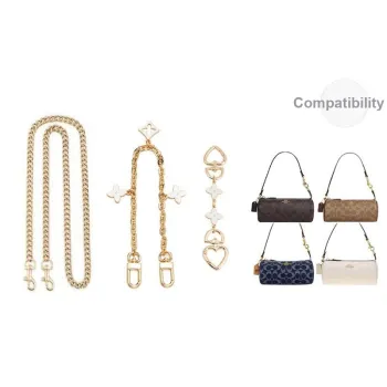Jingxi Alloy Bag Accessory Women's Gold