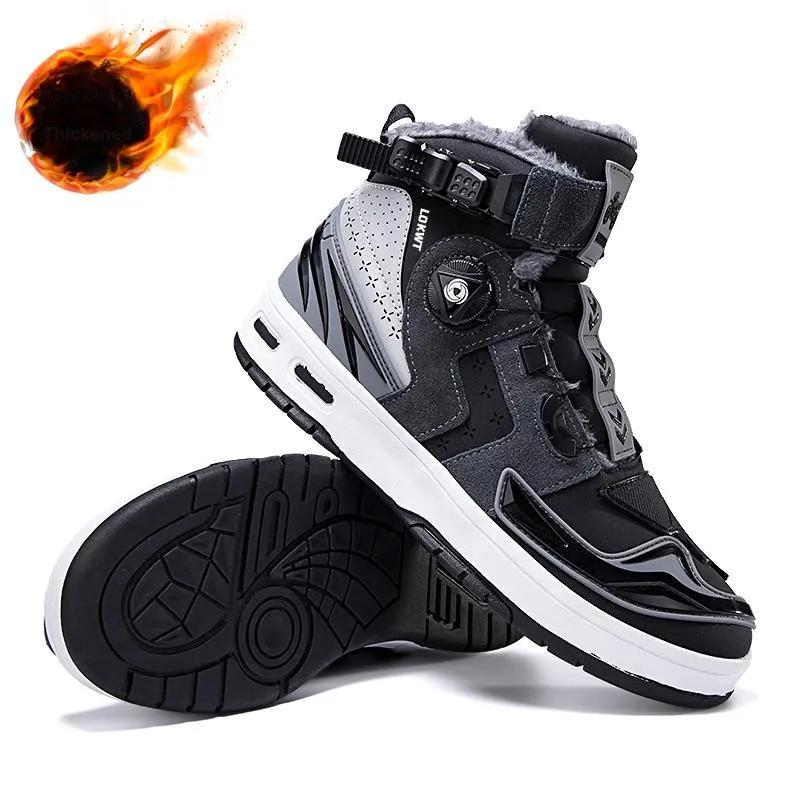 LOKWT Cushioning Anti-Slip Wear-Resistant Water-Resistant Impact-Resistant Mid-Top Cycling Shoes Unisex-16