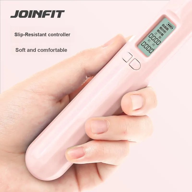 JOINFIT Fitness Training Smart Counting Jump Ropes Adults PVC+TPR Cordless Ball Head PP Controller 3.2cm-1