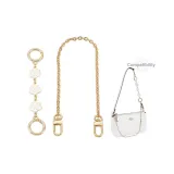 Gold-Tone Camellia Extender Chain+Decorative Chain 40cm