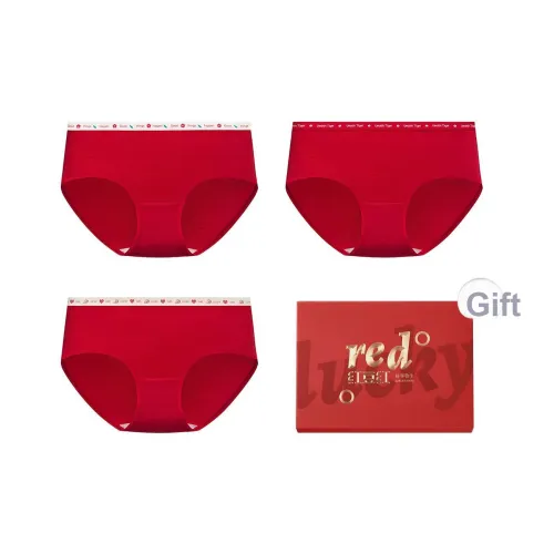 Red Bean Нижнее белье Подарочная коробка Женское 3 упаковки