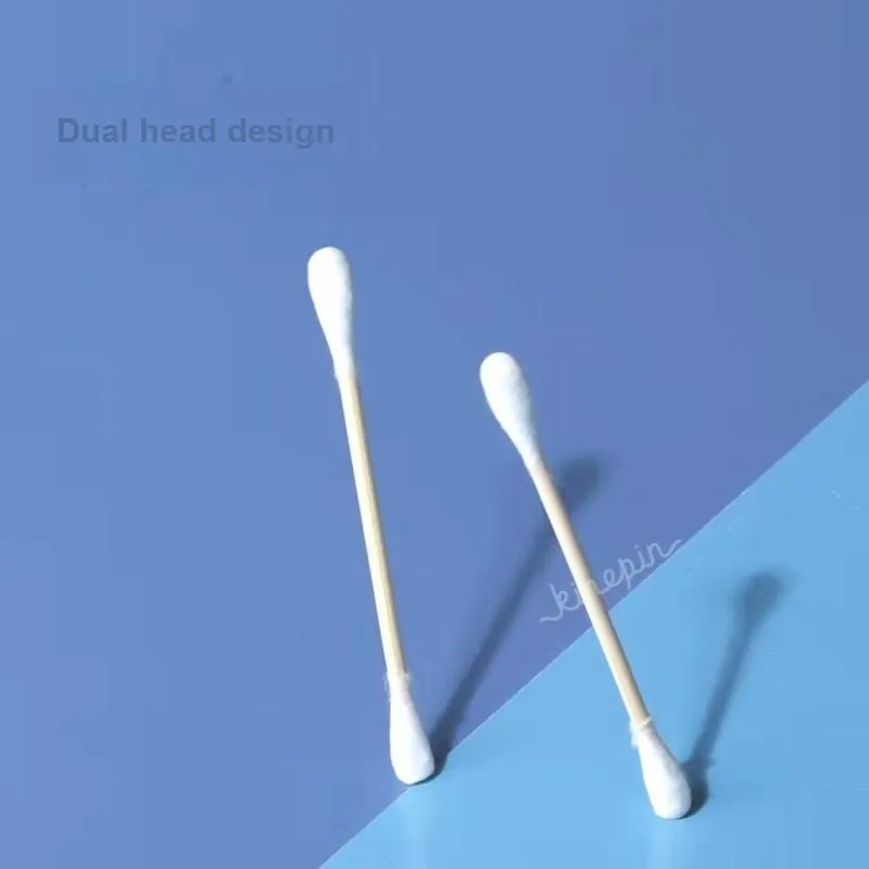 KINEPIN Bamboo Rod Hygiene Cotton Buds Ear Cleansing Disposable 500 Pcs-0