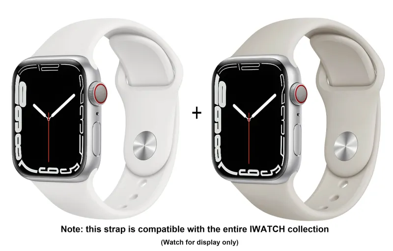 ZHISHENG Apple Compatibility Watch Band 38/40/41 All Silicone Material-7