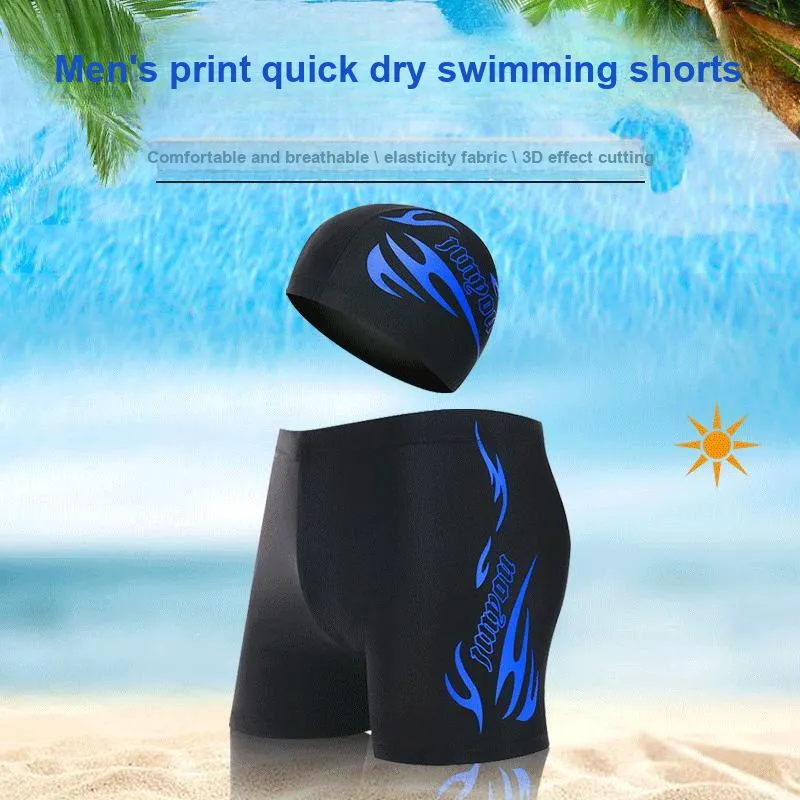Genius Dawn Moon Swimming Cap Set Polyester Outdoor Indoor Unisex-2