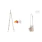 Litchi Grain 94-123 Adjustable Shoulder Strap with Rabbit Pendant (Bag Not Included)
