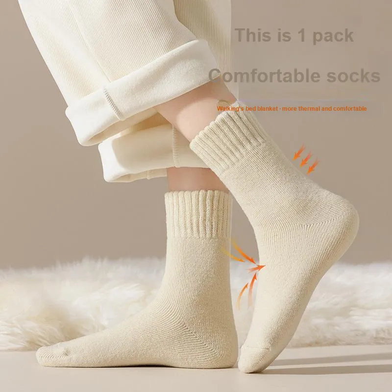 Cotton Gene Mid Calf Socks Women's Combo Set-6