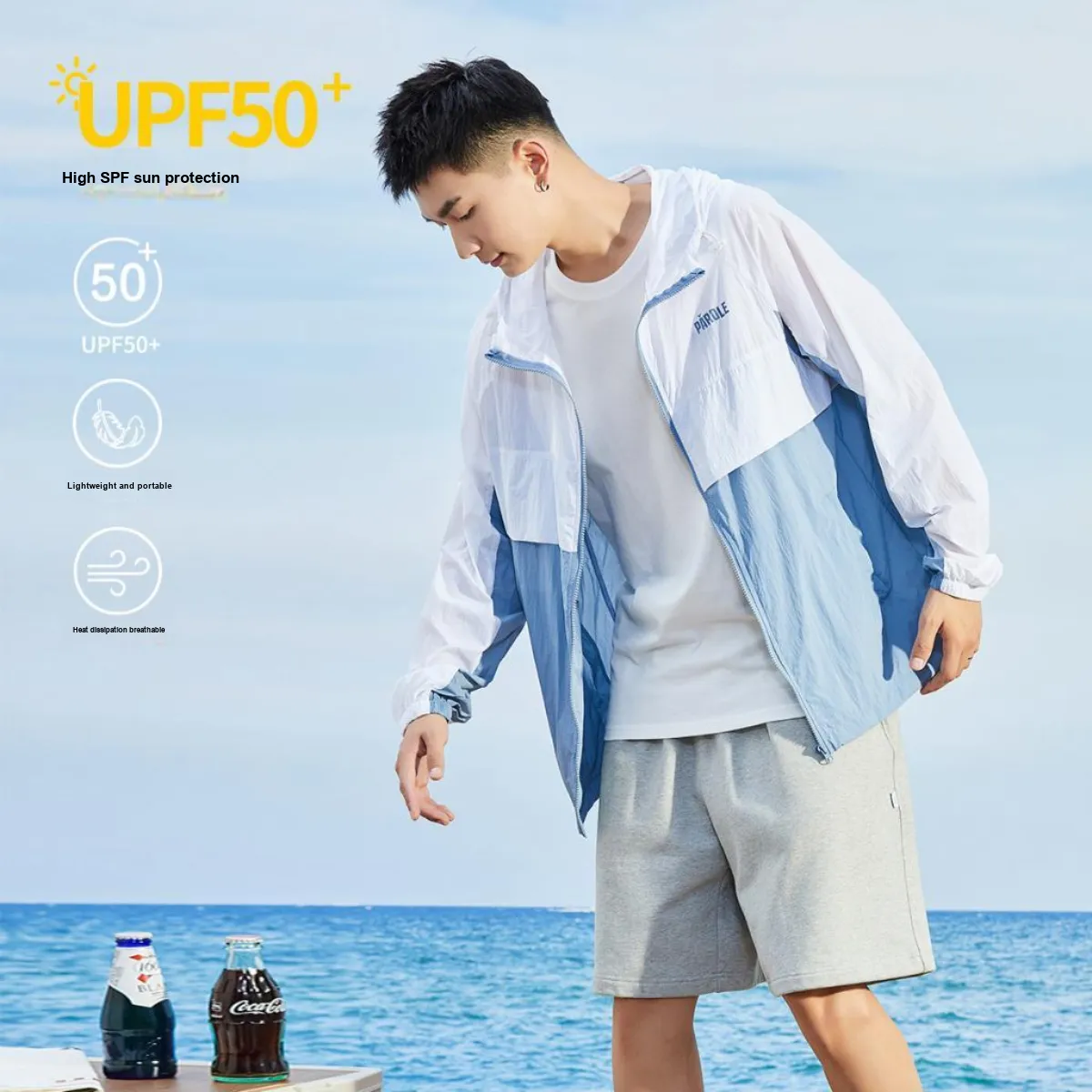 Tonlion Sun Protection Clothing Men's