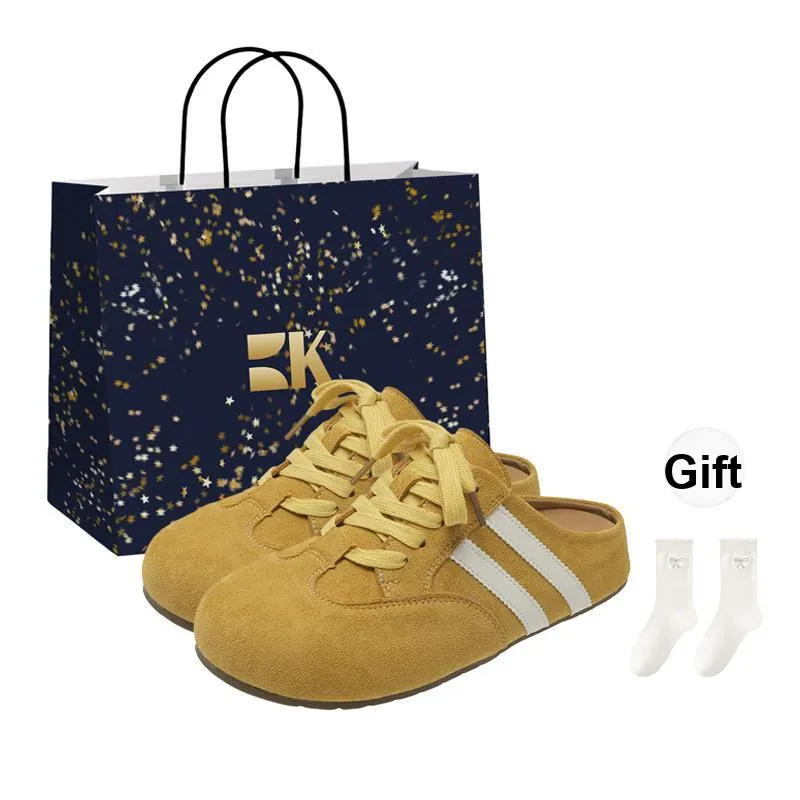Boldi Kuki Slip Resistant Closed Toe Slippers Women's Apricot-5