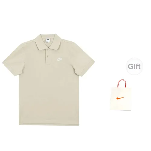 Nike Sportswear Polo Shirts Unisex Wicker Yellow+Gift Bag