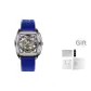 Sharp Edge Steel Edition (Blue Silicone Strap)