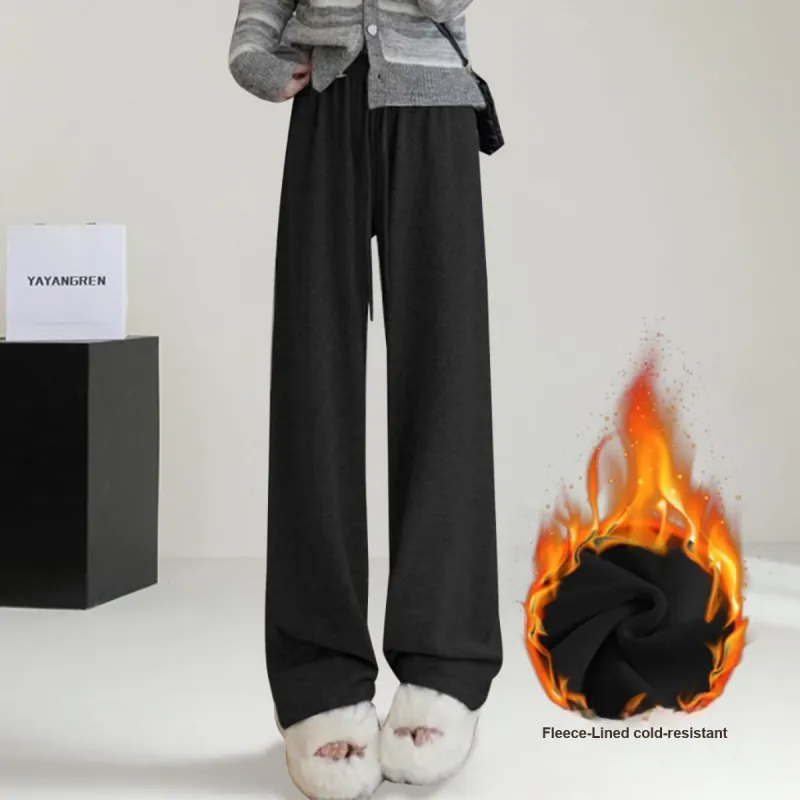 Ya Sheep People Casual Pants Women's Black-13