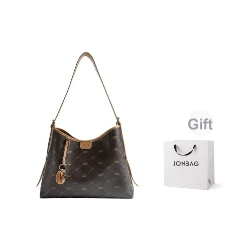 JONBAG Сумка из ПВХ на плечо Женская Фундуковый Коричневый