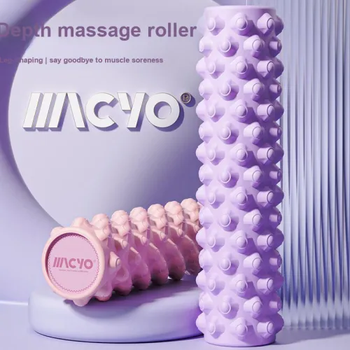 MACYO Hollow Foam Roller Yoga Pole Yoga Massage Body Shaping Eco friendly EVA Material Full Body 45cm*9.5cm/30cm*8cm