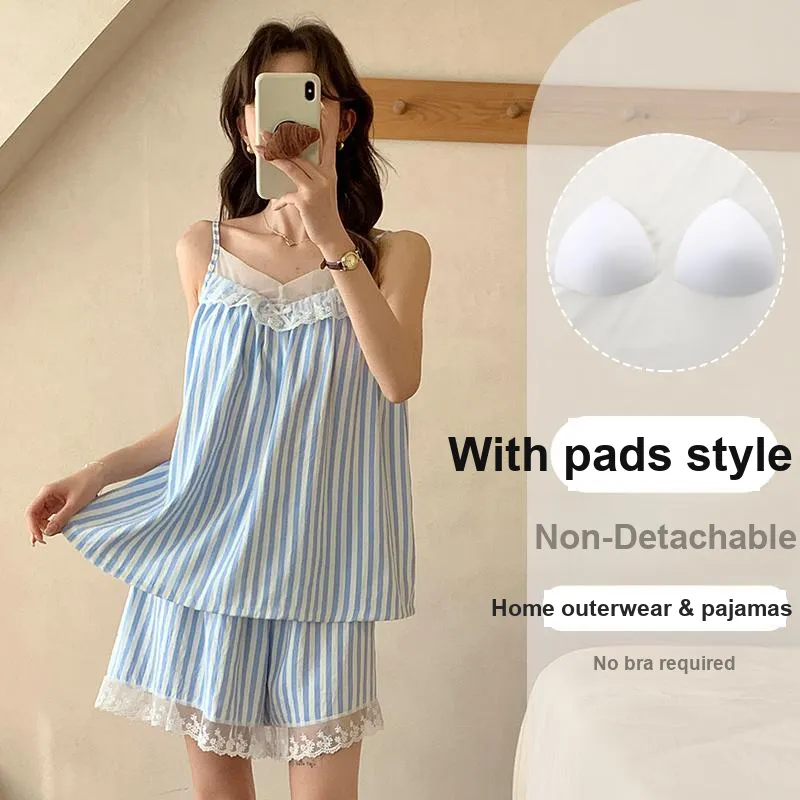 OUSHIBO Pajama Set Women's Image Color-4
