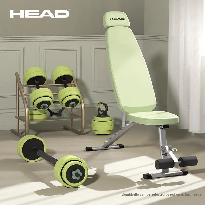 HEAD Dumbbell Benches Home Use Multifunction Adjustable No Installation Required Unisex Sit Up Bench With Leg Extension-21