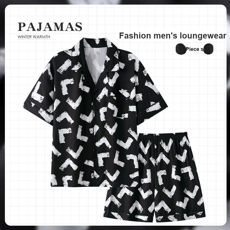 Good fortune Men Pajama Sets-1