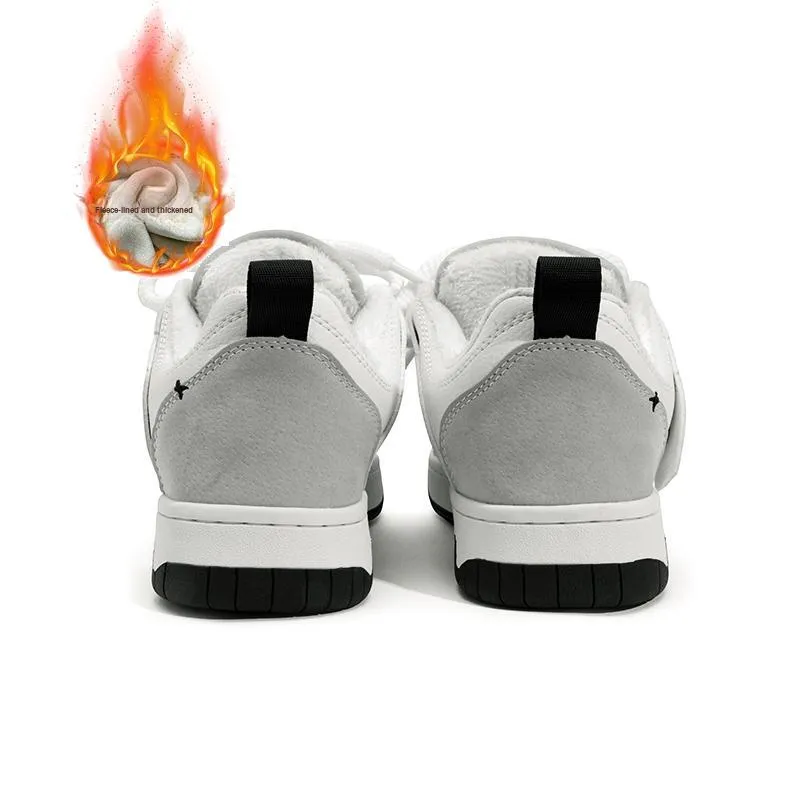 LAZY BONS Height Increasing Abrasion Resistant Breathable Slip Resistant Low Top Skateboard Shoes Unisex-46