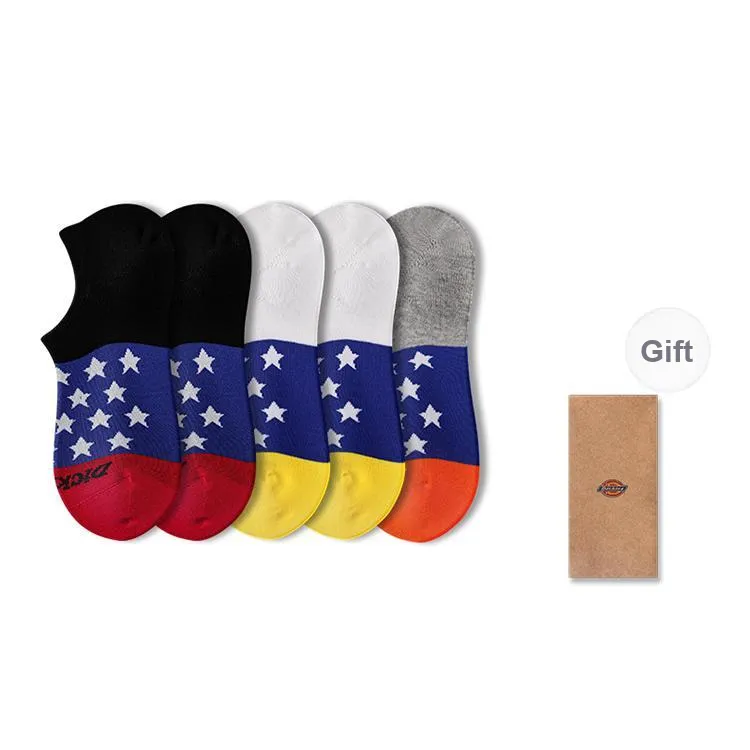 Dickies Sweat-Wicking Cute Invisible No-Show Socks Unisex-66