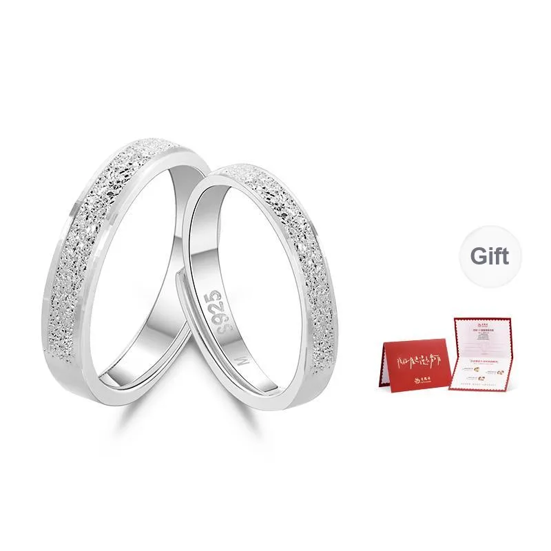 Lao Feng Xiang S925 Silver Rings Unisex