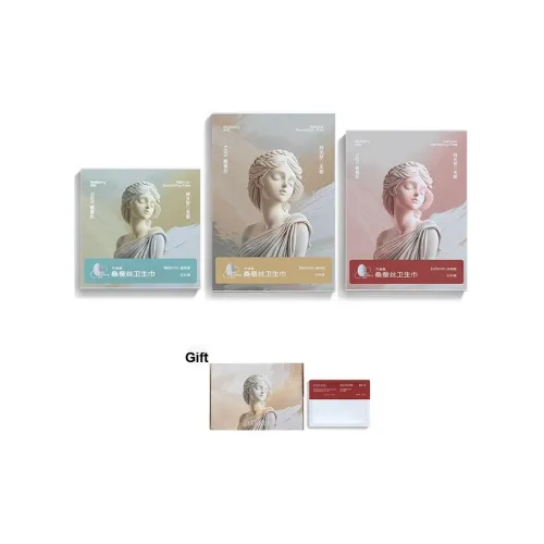 XIAWAZHIWEN Медицинский шелк Гигиенические прокладки Дружелюбные к коже Дышащие роскошные наборы одежды для дневного и ночного использования