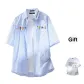 Light Blue+White T-Shirt