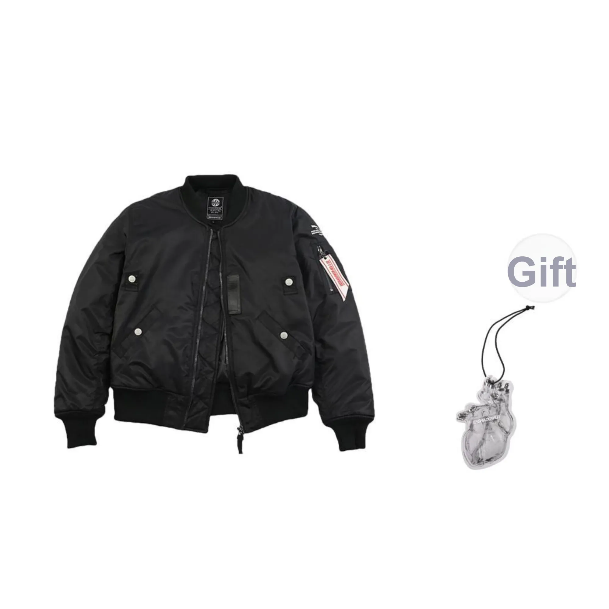 ENSHADOWER Winter Velvet feel Coat Unisex Black
