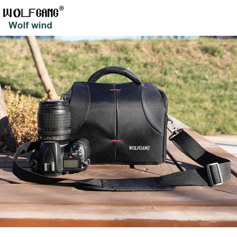 WOLFGANG Micro SLR Camera Bag DF002 One Shoulder Digital Storage Bag With Large Capacity-3