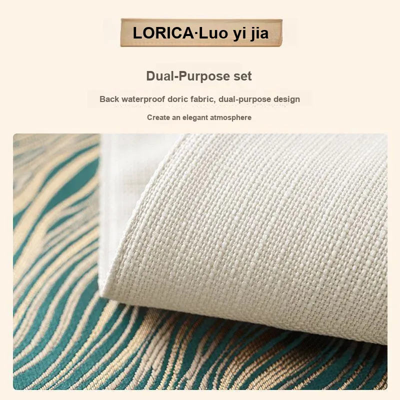 LUOYIJIA Tea Mats Tea Cup Coasters Luxury Premium Tea Mat Cup Coaster New Chinese Style Zen Placemat Insulated-5