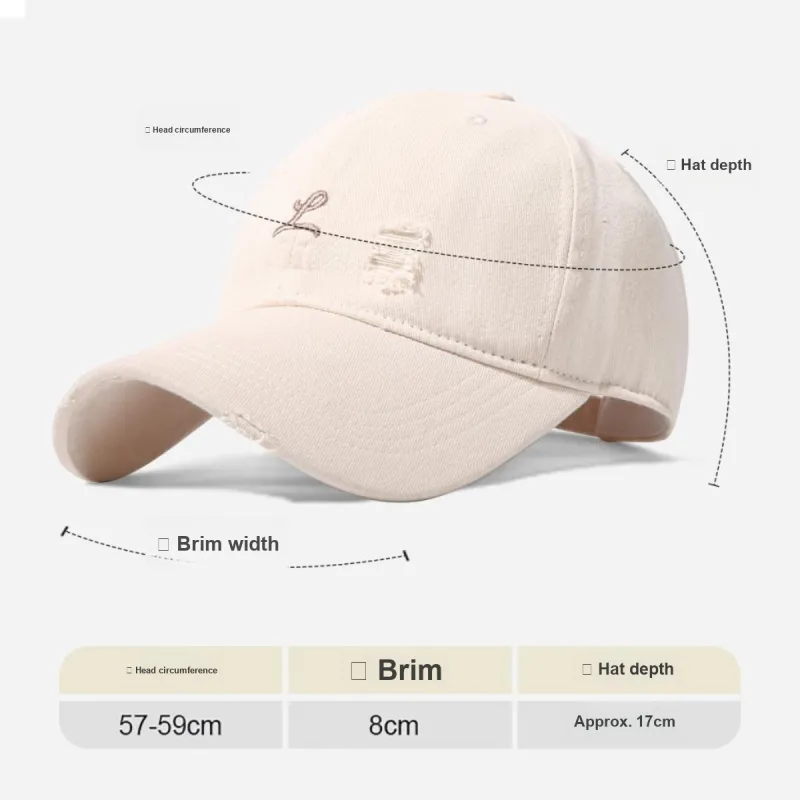 CACUSS Junior Cotton Baseball Caps Unisex Light Spring Color Series-8
