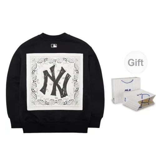 MLB New York Yankees Sweatshirts Unisex Black With Gift Bag