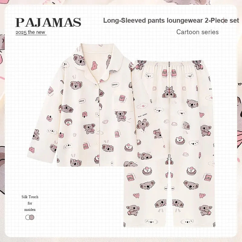 O'MESIK Pajama Set Women's Apricot-1