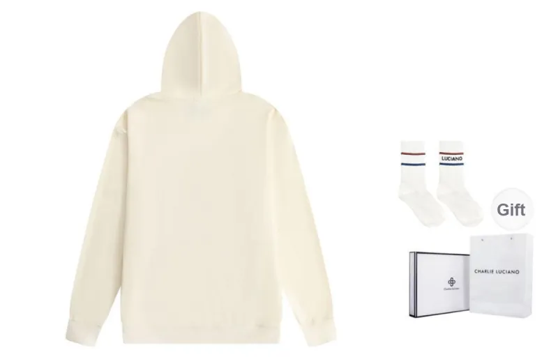 Charlie Luciano x HUTAOJIAZI Sweatshirt Unisex White-1