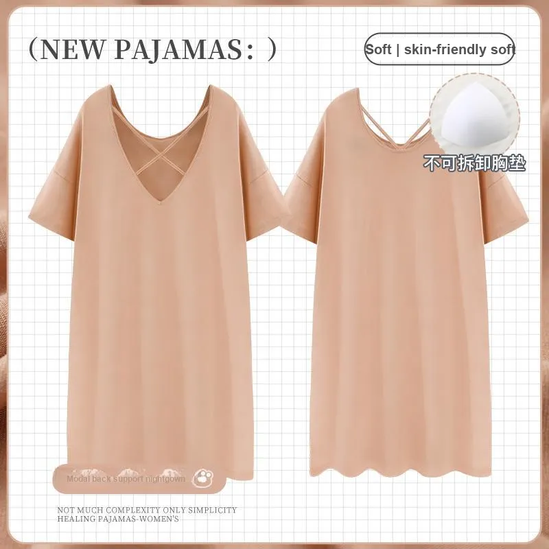 OUSHIBO Women's Nightgowns-5