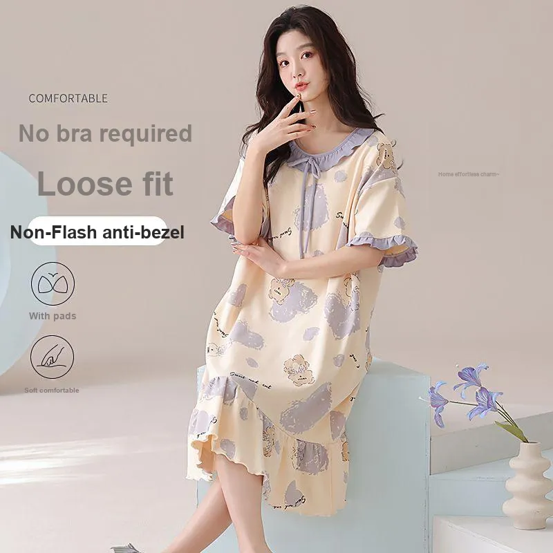XISHE Women's Nightgowns-3