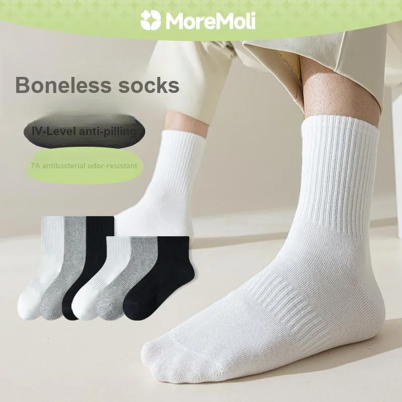 Moremoli Mid Calf Socks Men's 4 Pack-8