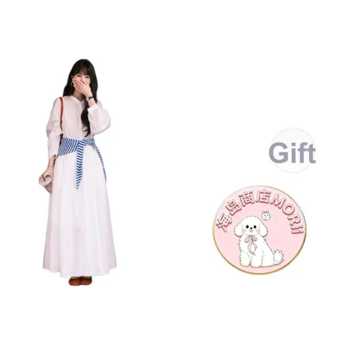 MORii Длинное платье с длинными рукавами женское