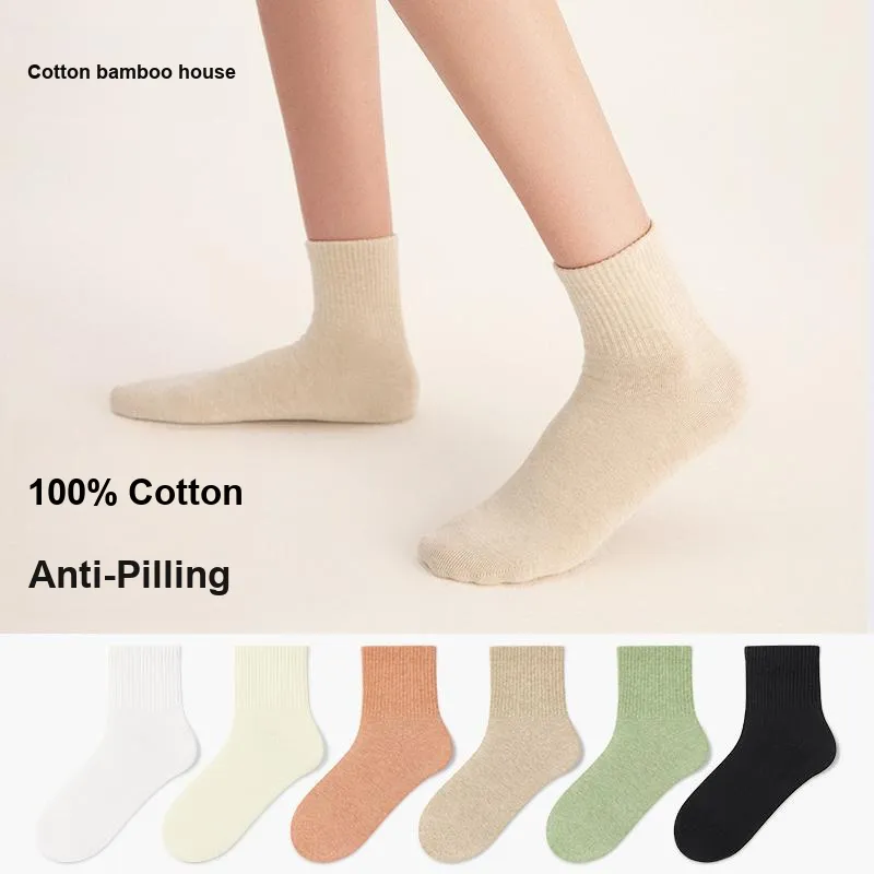 B&C.Room Mid Calf Socks Women's 6 Pack-11