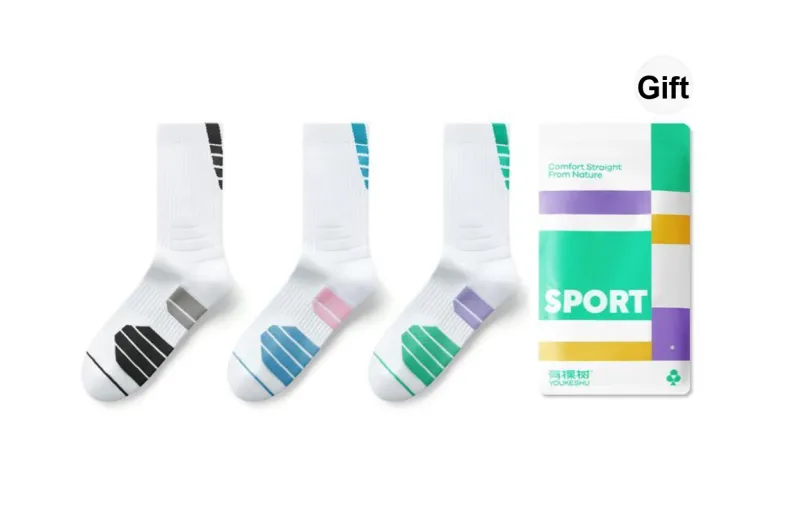 YOUKESHU Basketball Socks Unisex Shopping Bag Combo Set-30