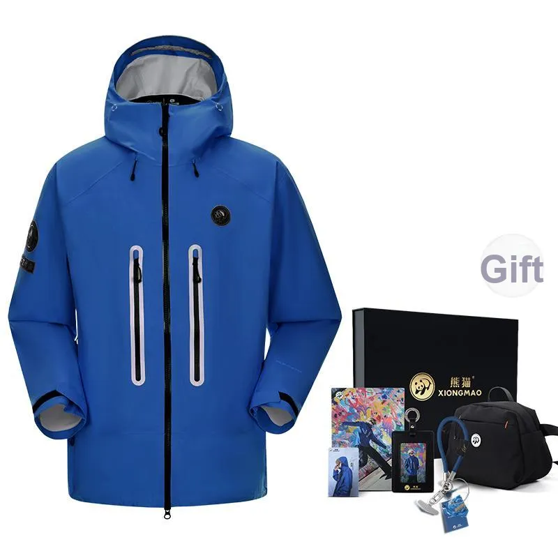 Panda China Panda Series Water-Resistant Windproof Wear-Resistant Super-Light Windbreaker Jacket Unisex-16