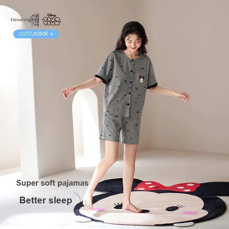 JINGYUN x Disney Pajama Set Women's Starlight Gray-1