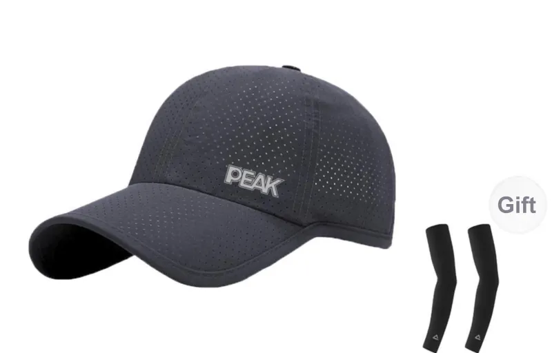 PEAK Polyester Baseball Caps Unisex Multiple Colors-9