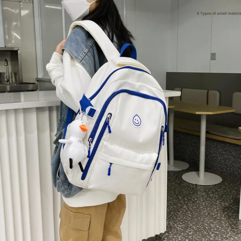 Tong Tong Rabbit Nylon Backpack Women's Multicolor-4
