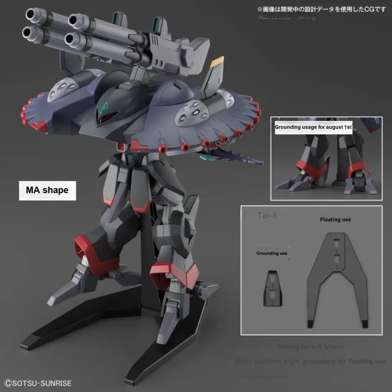 BANDAI Gundam Character HG Collection 1/144 Gundam SEED Destruction Gundam Model Kits-3